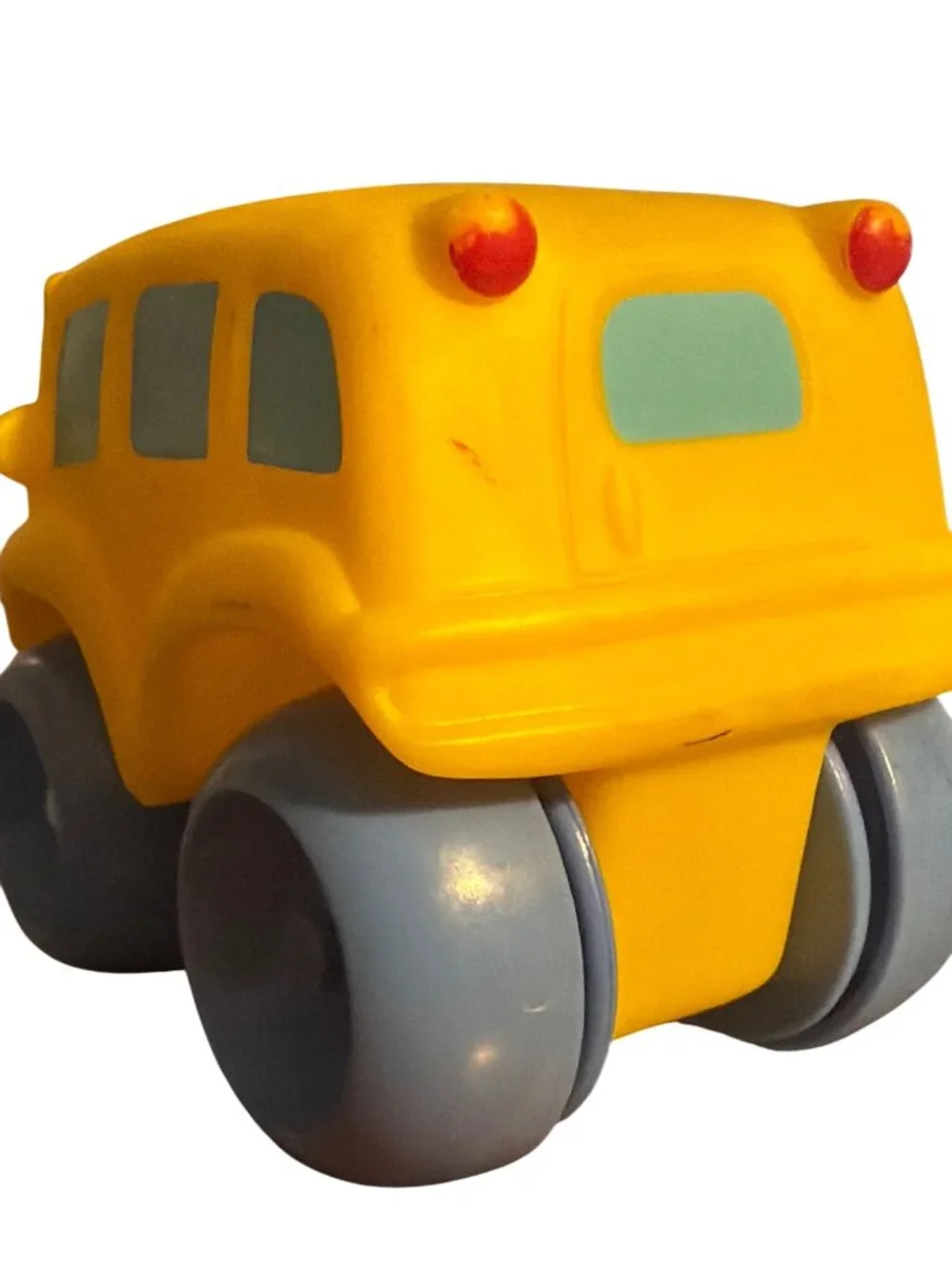 Vintage Tonka 2005 Chuck & Friends Mini School Bus Plastic Toy Rolls Wheels 4
